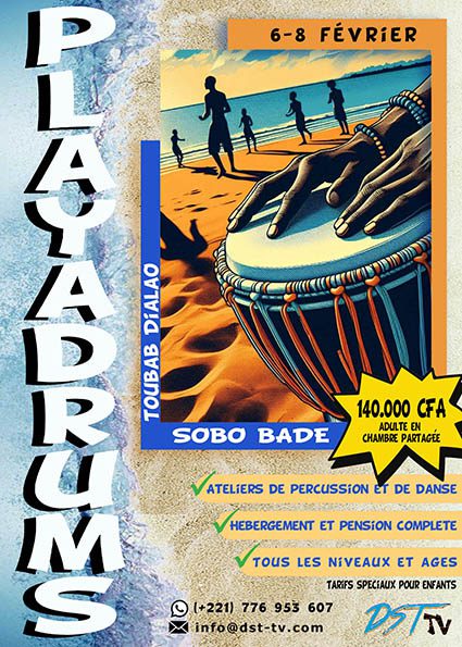 festival playadrums au senegal