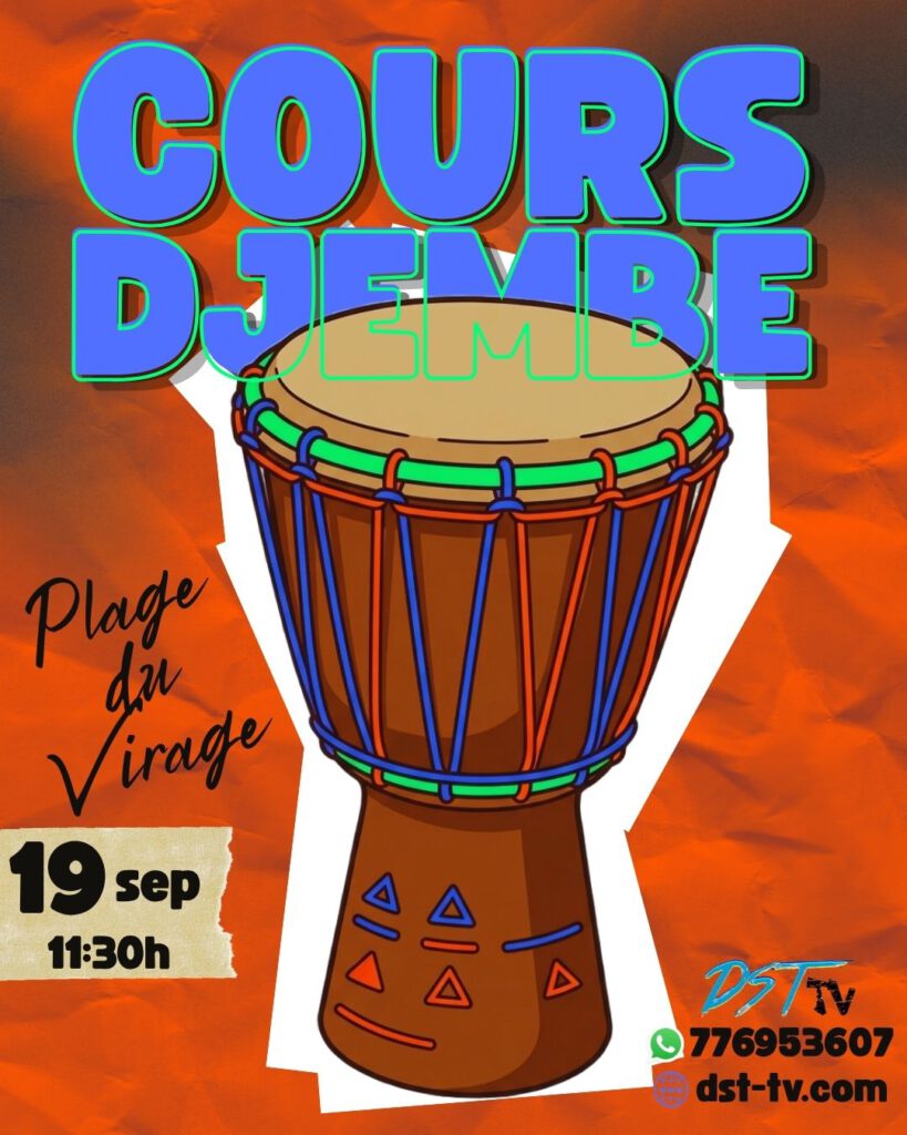 Cours de percussion africaine à Dakar
